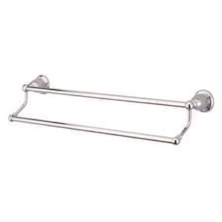 Kingston Brass Heritage 24" Dual Towel Bar, Polished Chrome BA1753C